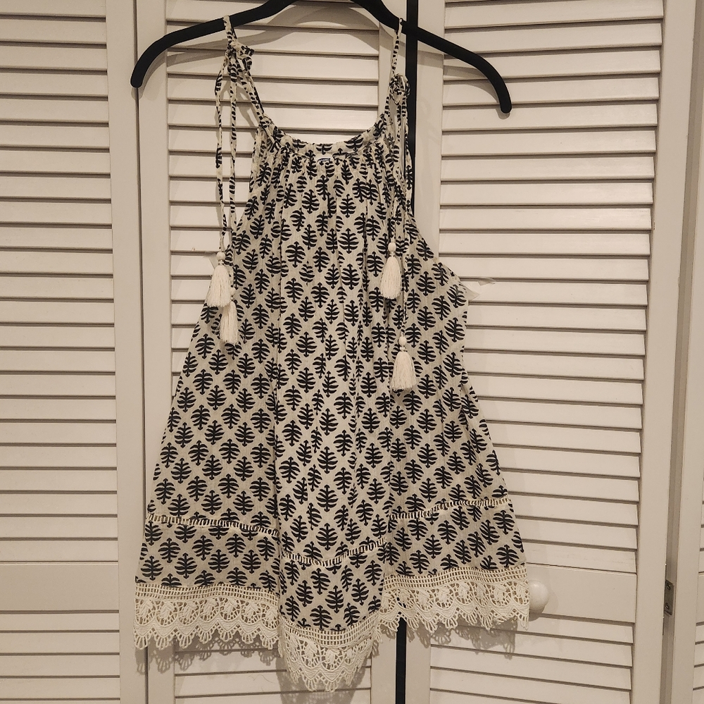 Cotton lace top (S)